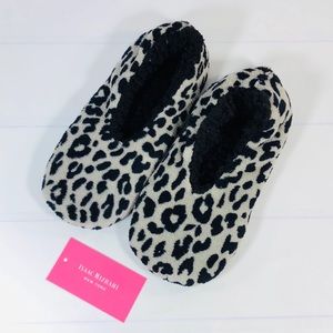 Isaac Mizrahi Animal Print Slippers